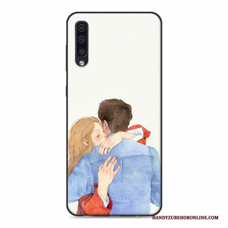 Hülle Samsung Galaxy A30s Silikon Trend Weiß, Case Samsung Galaxy A30s Kreativ Neu Mini