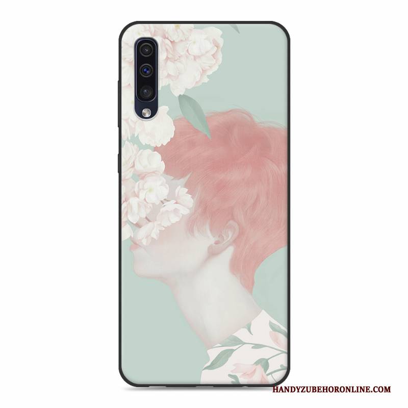 Hülle Samsung Galaxy A30s Silikon Trend Weiß, Case Samsung Galaxy A30s Kreativ Neu Mini