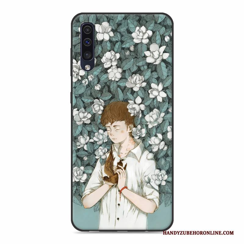 Hülle Samsung Galaxy A30s Silikon Trend Weiß, Case Samsung Galaxy A30s Kreativ Neu Mini