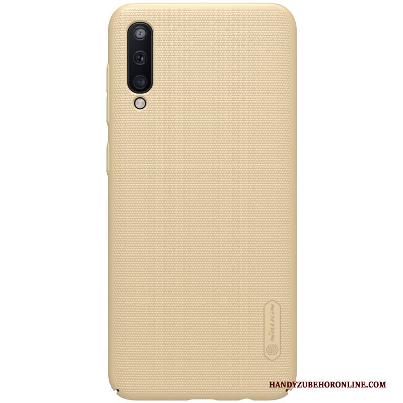 Hülle Samsung Galaxy A30s Taschen Rutschfest Schwer, Case Samsung Galaxy A30s Schutz Gold Weiß