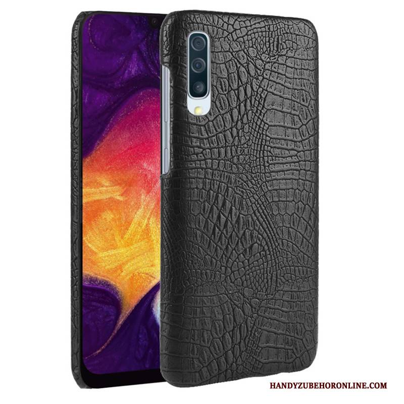 Hülle Samsung Galaxy A30s Taschen Trend Schwer, Case Samsung Galaxy A30s Leder Krokodilmuster Handyhüllen