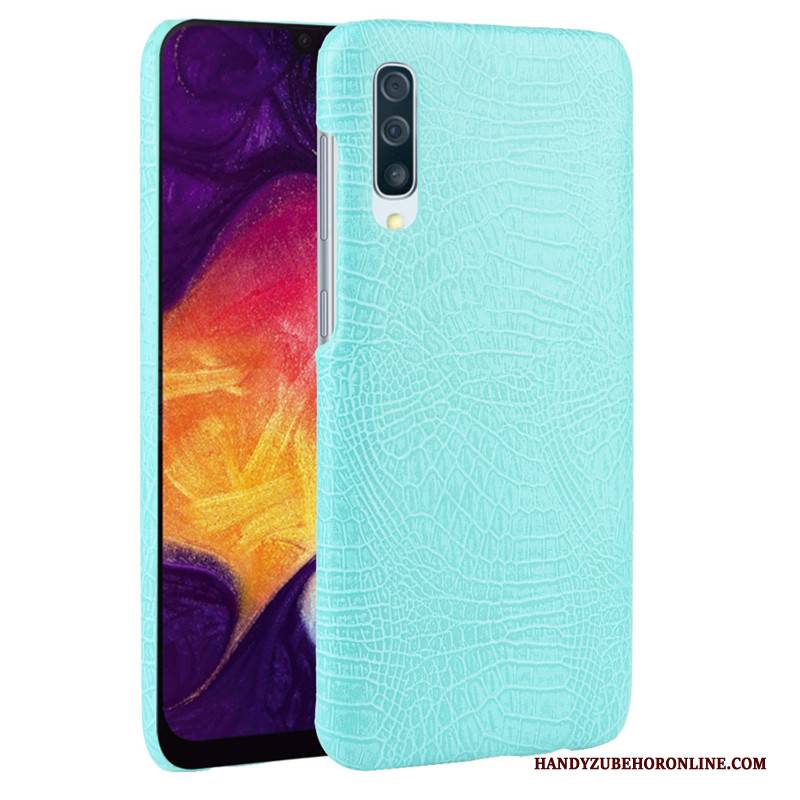 Hülle Samsung Galaxy A30s Taschen Trend Schwer, Case Samsung Galaxy A30s Leder Krokodilmuster Handyhüllen