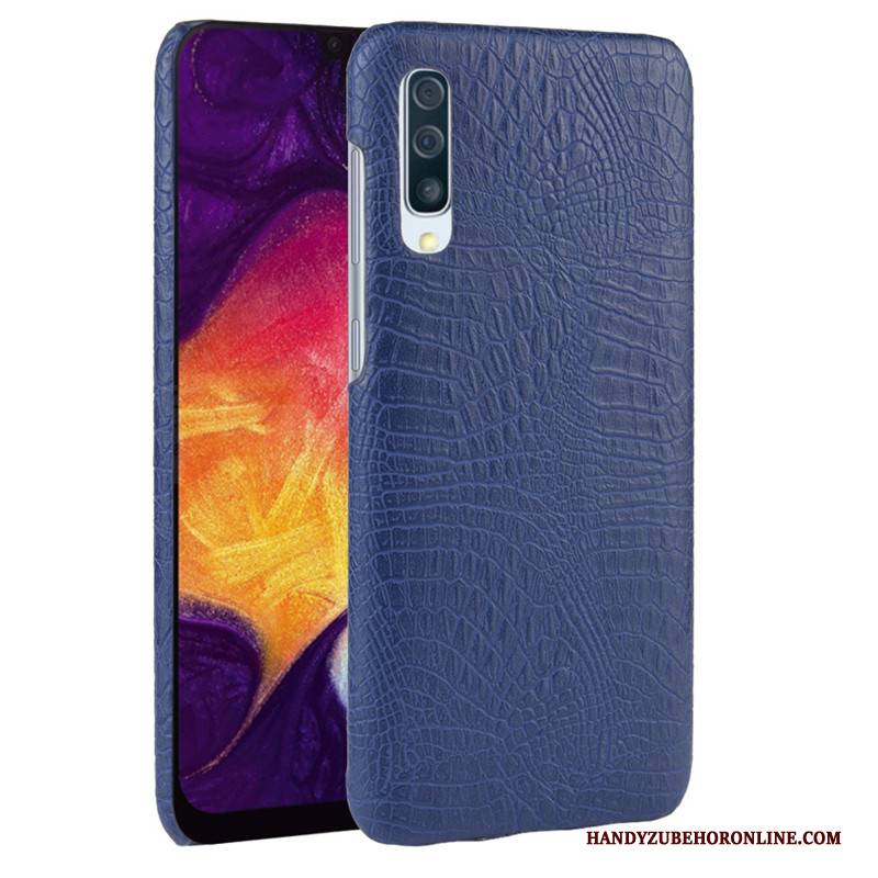 Hülle Samsung Galaxy A30s Taschen Trend Schwer, Case Samsung Galaxy A30s Leder Krokodilmuster Handyhüllen