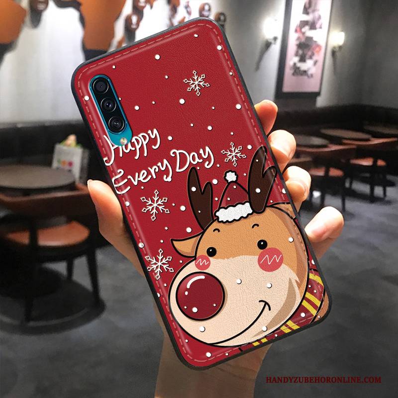 Hülle Samsung Galaxy A30s Weiche Weihnachten Nette, Case Samsung Galaxy A30s Karikatur Original Muster