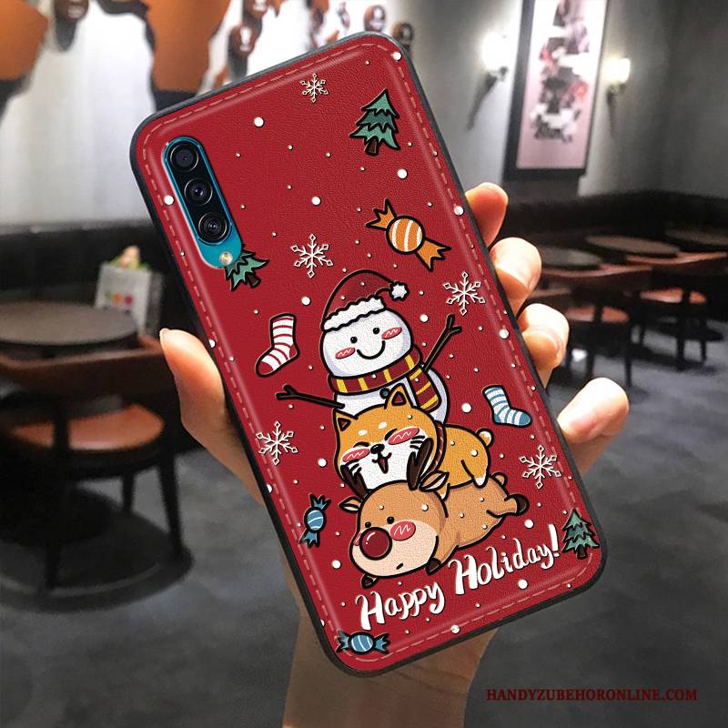 Hülle Samsung Galaxy A30s Weiche Weihnachten Nette, Case Samsung Galaxy A30s Karikatur Original Muster