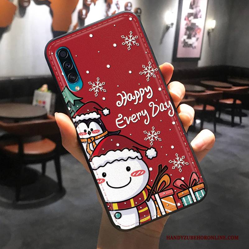 Hülle Samsung Galaxy A30s Weiche Weihnachten Nette, Case Samsung Galaxy A30s Karikatur Original Muster