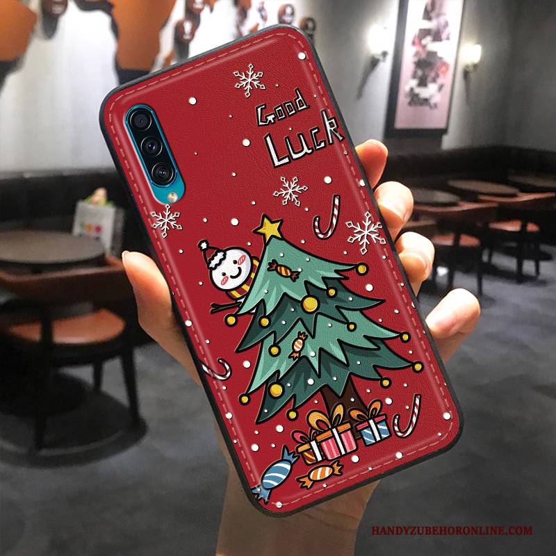 Hülle Samsung Galaxy A30s Weiche Weihnachten Nette, Case Samsung Galaxy A30s Karikatur Original Muster