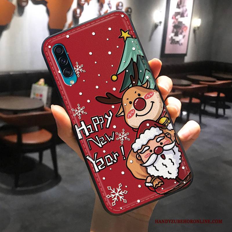 Hülle Samsung Galaxy A30s Weiche Weihnachten Nette, Case Samsung Galaxy A30s Karikatur Original Muster