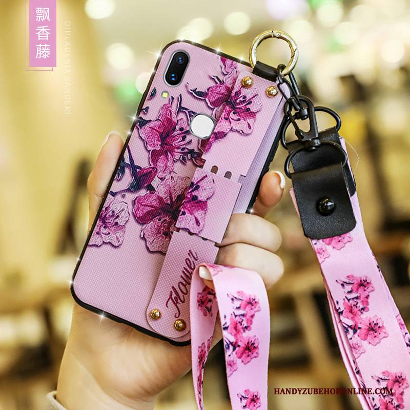 Hülle Samsung Galaxy A40 Schutz Anti-sturz Persönlichkeit, Case Samsung Galaxy A40 Kreativ Rosa Neu