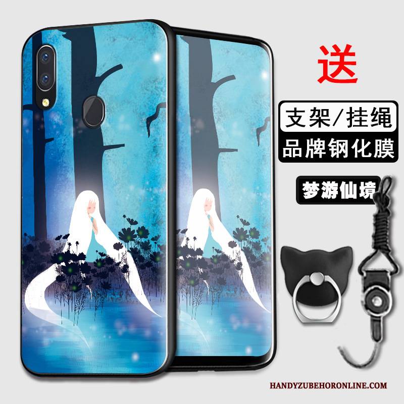 Hülle Samsung Galaxy A40 Weiche Grün Handyhüllen, Case Samsung Galaxy A40 Schutz Anti-sturz