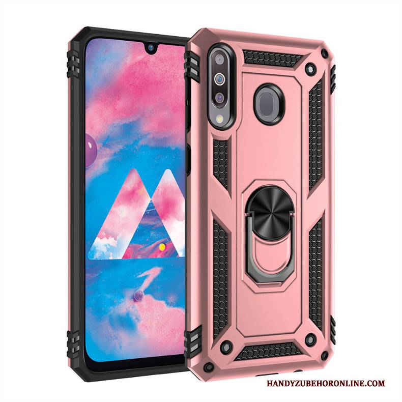 Hülle Samsung Galaxy A40s Halterung Silber Schwer, Case Samsung Galaxy A40s Handyhüllen Magnetismus