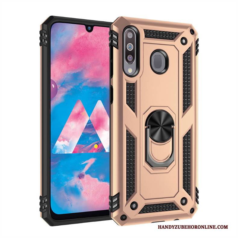 Hülle Samsung Galaxy A40s Halterung Silber Schwer, Case Samsung Galaxy A40s Handyhüllen Magnetismus