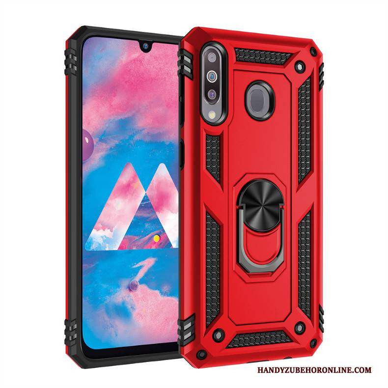 Hülle Samsung Galaxy A40s Halterung Silber Schwer, Case Samsung Galaxy A40s Handyhüllen Magnetismus