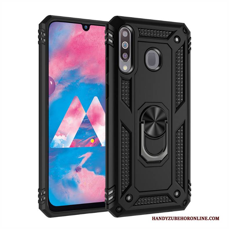 Hülle Samsung Galaxy A40s Halterung Silber Schwer, Case Samsung Galaxy A40s Handyhüllen Magnetismus