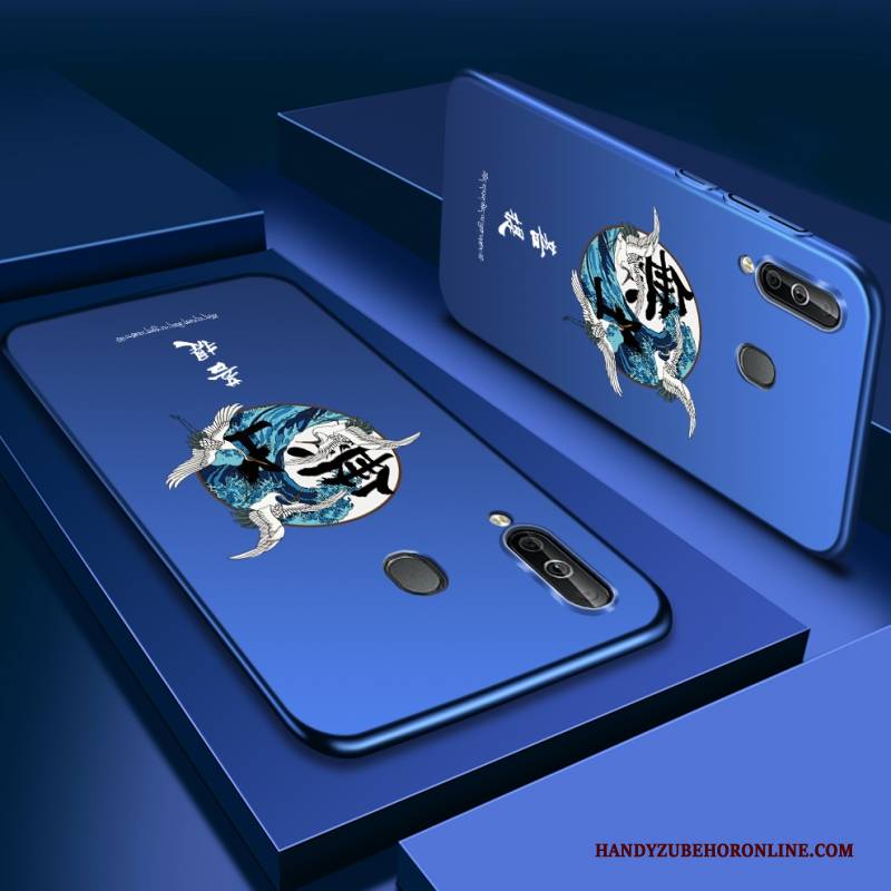 Hülle Samsung Galaxy A40s Handyhüllen Schwer, Case Samsung Galaxy A40s Nubuck Trend