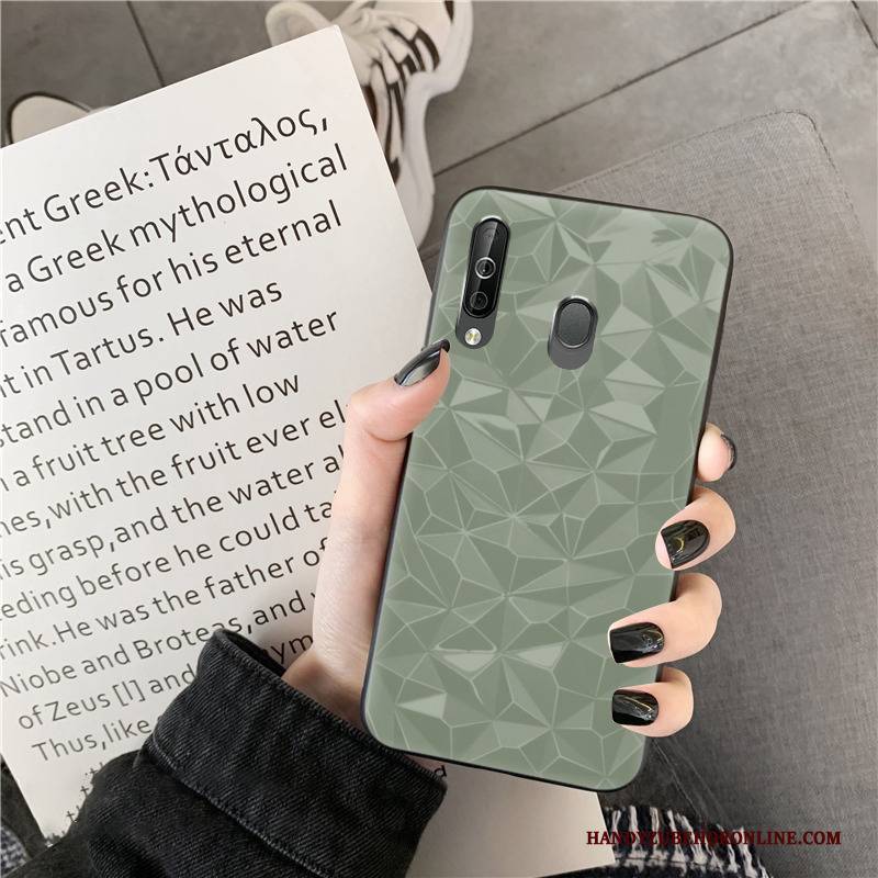 Hülle Samsung Galaxy A40s Schutz Lila Muster, Case Samsung Galaxy A40s Einfarbig Handyhüllen