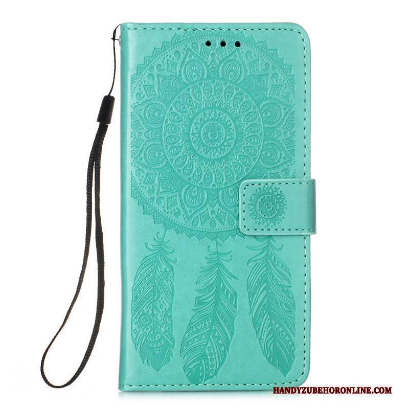 Hülle Samsung Galaxy A41 Lederhülle Lila Handyhüllen, Case Samsung Galaxy A41 Folio