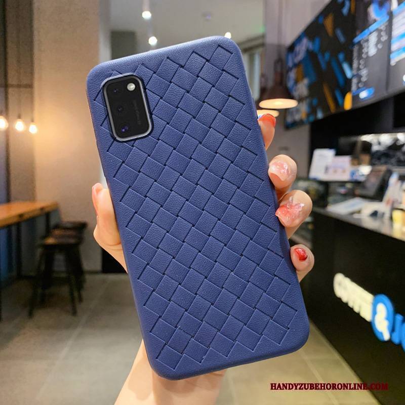 Hülle Samsung Galaxy A41 Mode Schwarz Handyhüllen, Case Samsung Galaxy A41 Schutz Temperieren Einfach