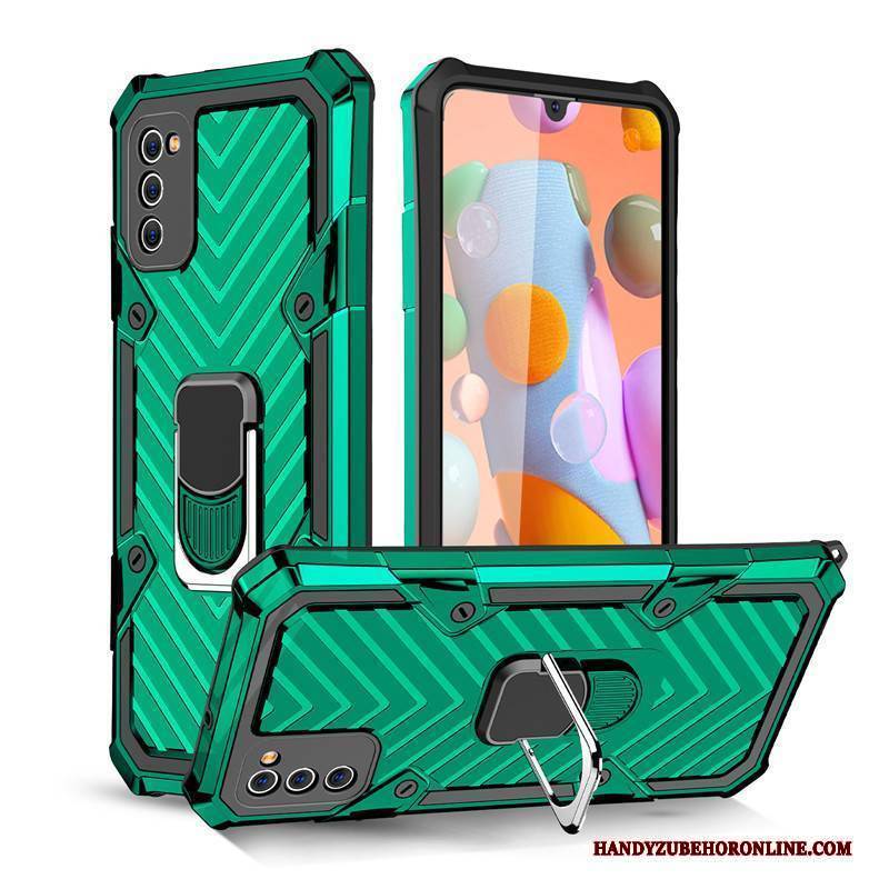 Hülle Samsung Galaxy A41 Taschen Anti-sturz An Bord, Case Samsung Galaxy A41 Schutz Grün Handyhüllen