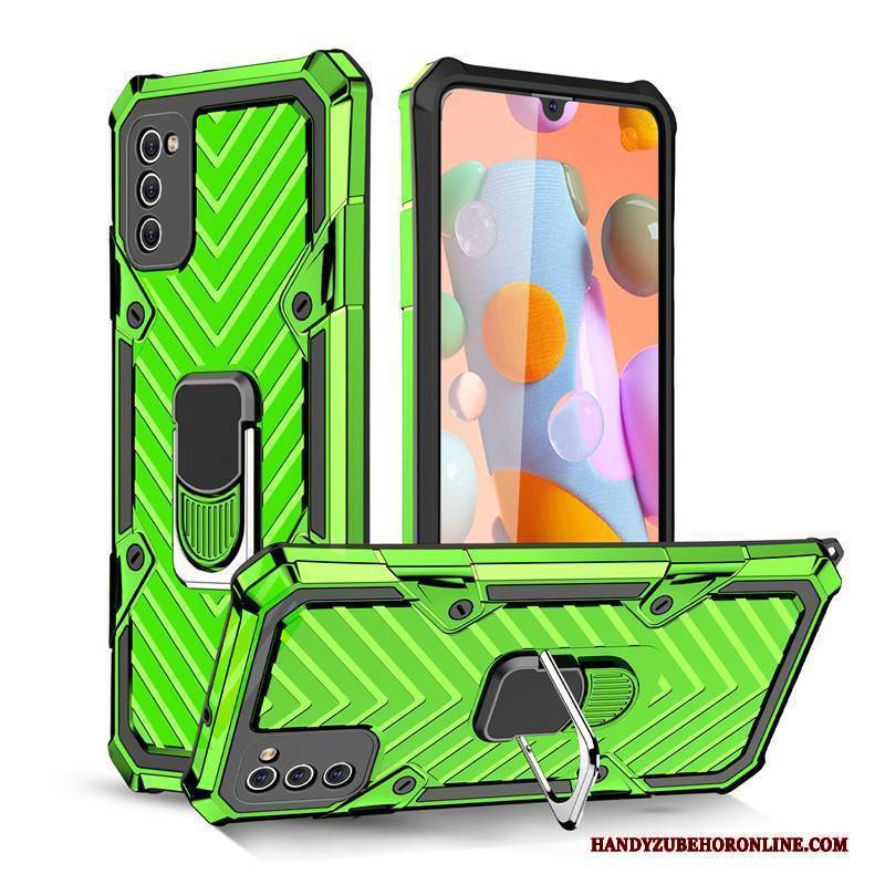 Hülle Samsung Galaxy A41 Taschen Anti-sturz An Bord, Case Samsung Galaxy A41 Schutz Grün Handyhüllen