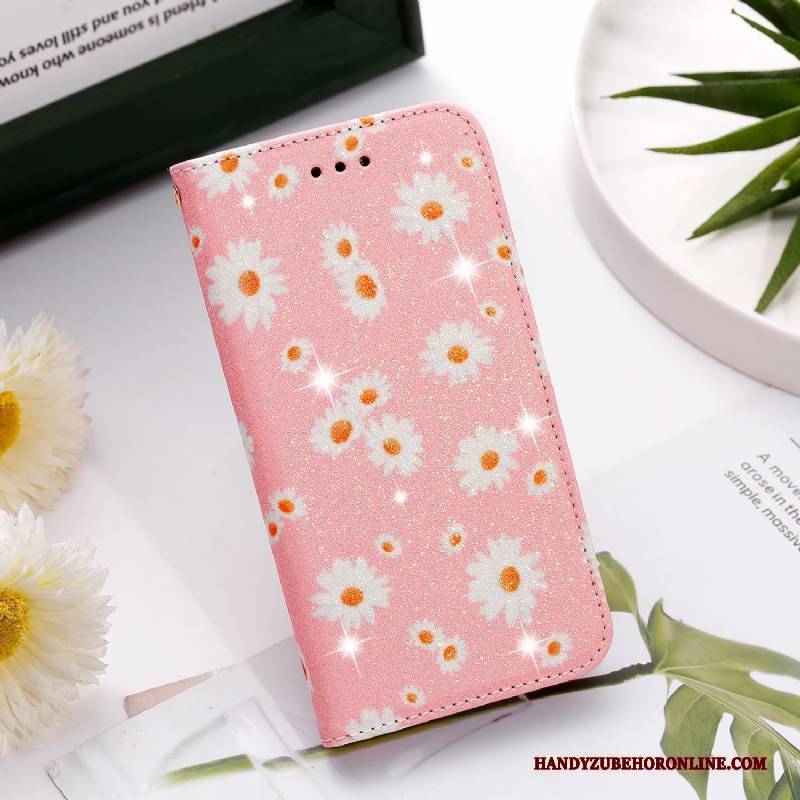 Hülle Samsung Galaxy A41 Taschen Lila Handyhüllen, Case Samsung Galaxy A41 Folio Karte