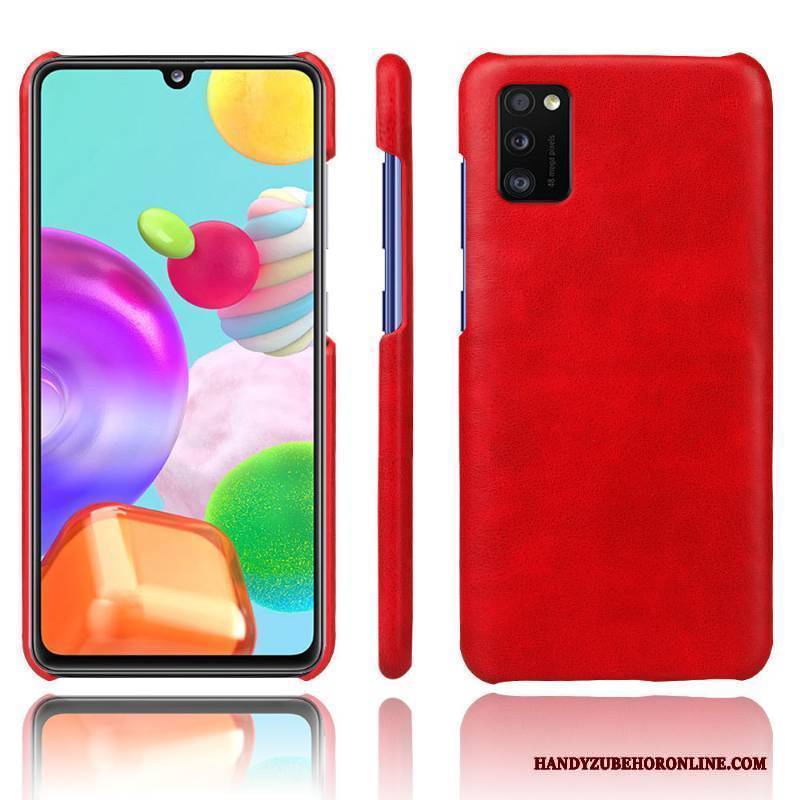 Hülle Samsung Galaxy A41 Taschen Orange Leicht, Case Samsung Galaxy A41 Schutz Qualität Handyhüllen