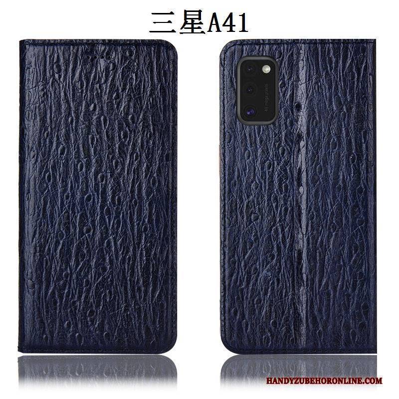 Hülle Samsung Galaxy A41 Taschen Vogel Handyhüllen, Case Samsung Galaxy A41 Folio Anti-sturz