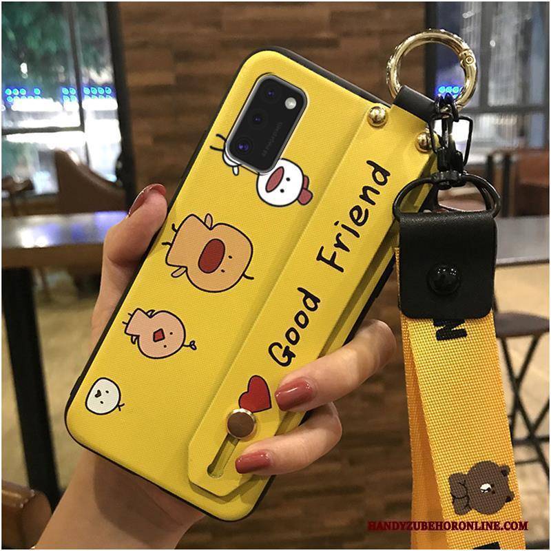 Hülle Samsung Galaxy A41 Weiche Handyhüllen Trend, Case Samsung Galaxy A41 Halterung Hängende Verzierungen Nette