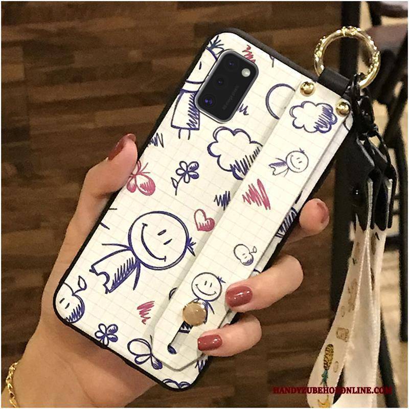 Hülle Samsung Galaxy A41 Weiche Handyhüllen Trend, Case Samsung Galaxy A41 Halterung Hängende Verzierungen Nette