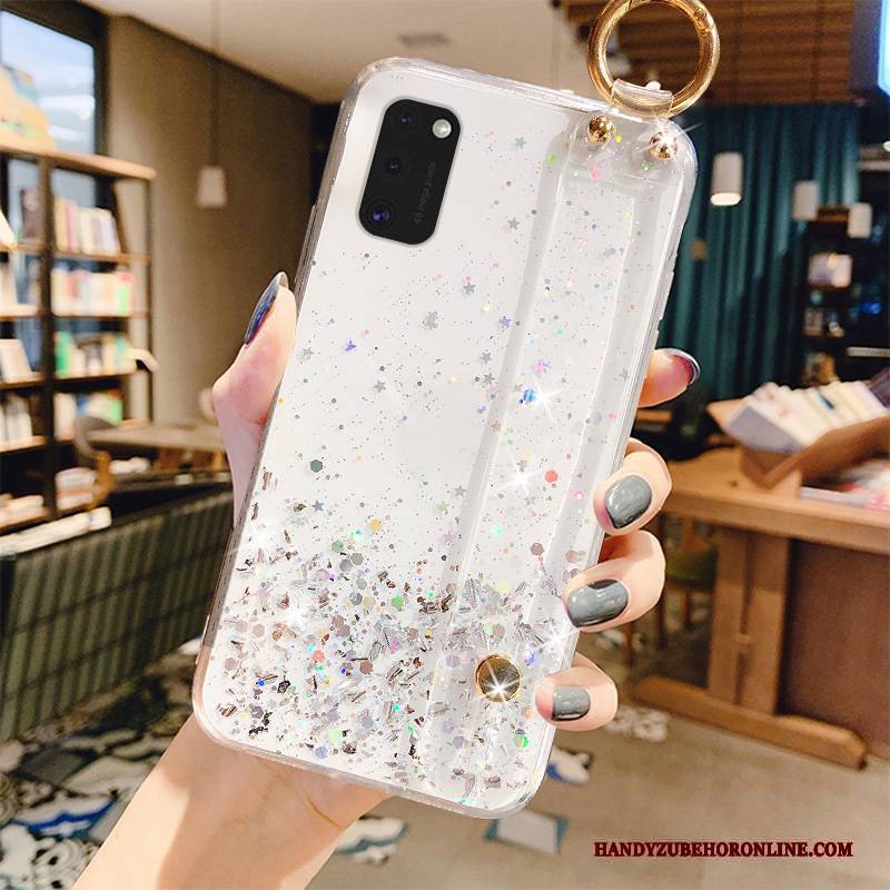 Hülle Samsung Galaxy A41 Weiche Pulver Handyhüllen, Case Samsung Galaxy A41 Taschen Grün