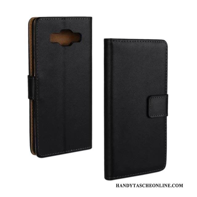 Hülle Samsung Galaxy A5 2015 Leder Handyhüllen Weiß, Case Samsung Galaxy A5 2015 Folio