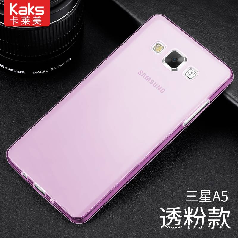 Hülle Samsung Galaxy A5 2015 Schutz Handyhüllen Transparent, Case Samsung Galaxy A5 2015 Weiche Leicht Weiß