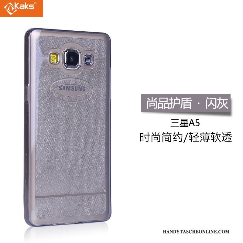 Hülle Samsung Galaxy A5 2015 Schutz Handyhüllen Transparent, Case Samsung Galaxy A5 2015 Weiche Leicht Weiß