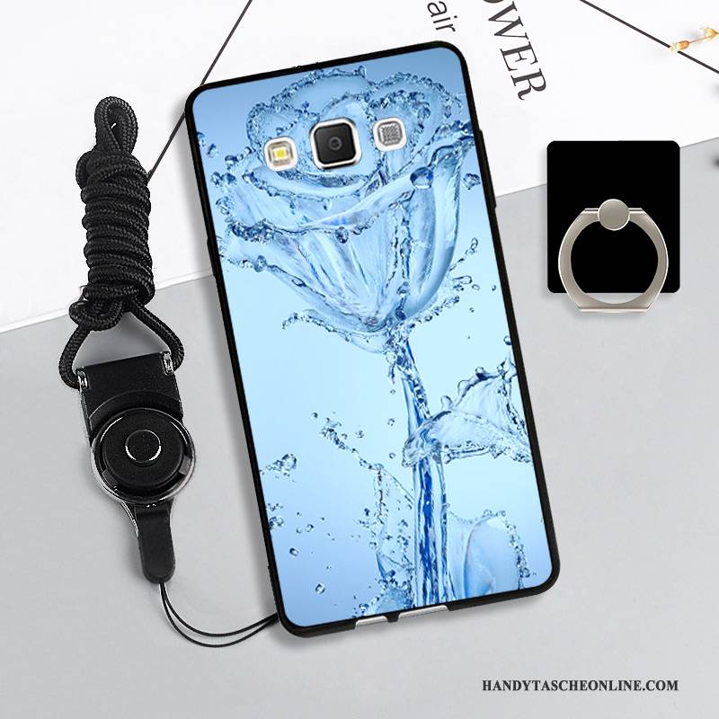 Hülle Samsung Galaxy A5 2015 Silikon Anti-sturz Rot, Case Samsung Galaxy A5 2015 Weiche Handyhüllen Hängende Verzierungen