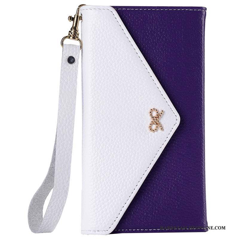 Hülle Samsung Galaxy A5 2015 Taschen Handyhüllen Lila, Case Samsung Galaxy A5 2015 Mode Hängende Verzierungen Einfach