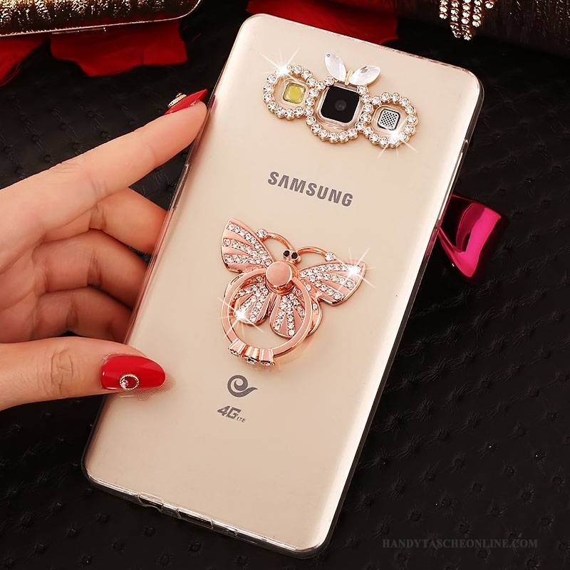 Hülle Samsung Galaxy A5 2015 Weiche Trend Handyhüllen, Case Samsung Galaxy A5 2015 Schutz Gold