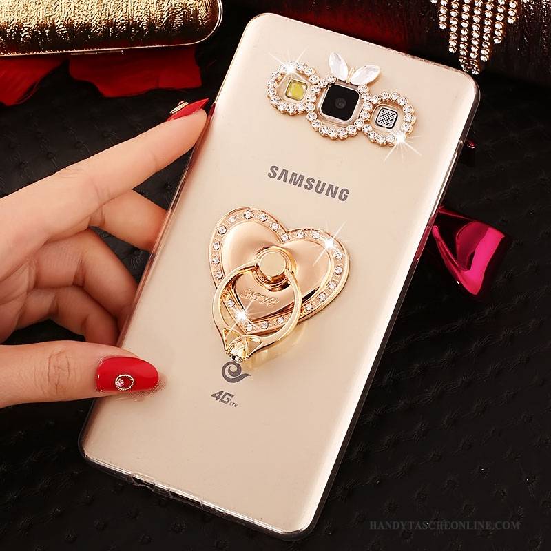 Hülle Samsung Galaxy A5 2015 Weiche Trend Handyhüllen, Case Samsung Galaxy A5 2015 Schutz Gold