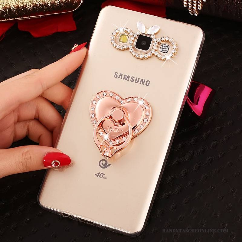 Hülle Samsung Galaxy A5 2015 Weiche Trend Handyhüllen, Case Samsung Galaxy A5 2015 Schutz Gold