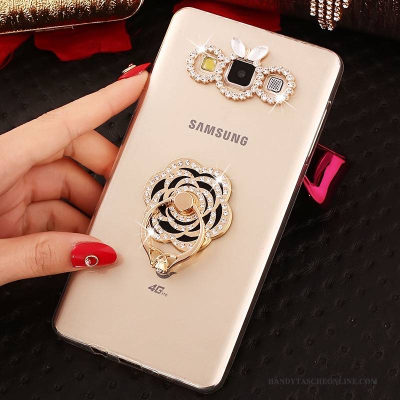 Hülle Samsung Galaxy A5 2015 Weiche Trend Handyhüllen, Case Samsung Galaxy A5 2015 Schutz Gold