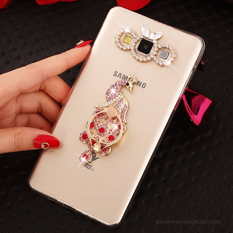 Hülle Samsung Galaxy A5 2015 Weiche Trend Handyhüllen, Case Samsung Galaxy A5 2015 Schutz Gold