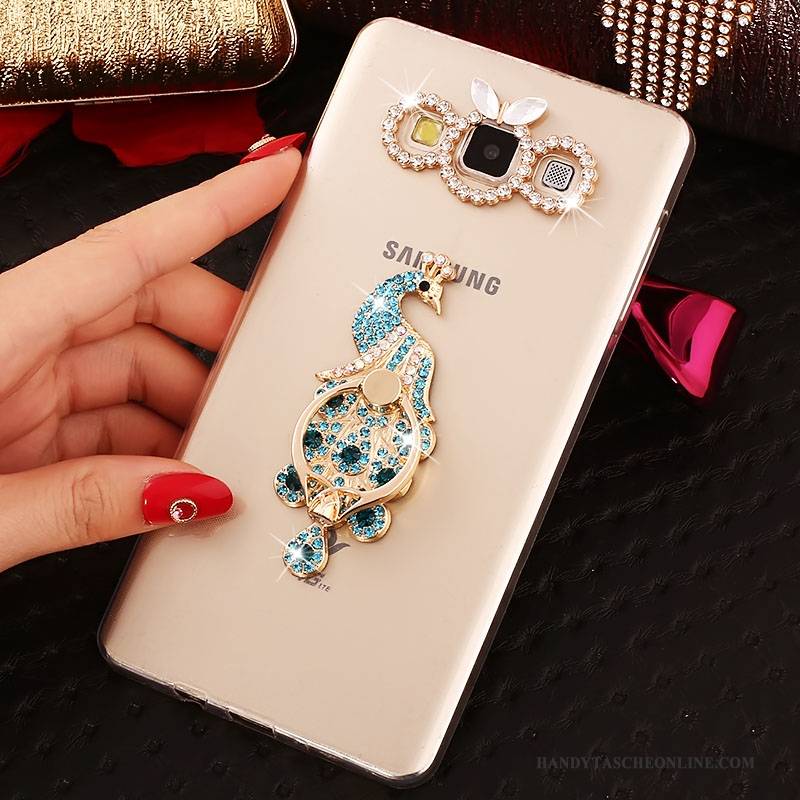 Hülle Samsung Galaxy A5 2015 Weiche Trend Handyhüllen, Case Samsung Galaxy A5 2015 Schutz Gold