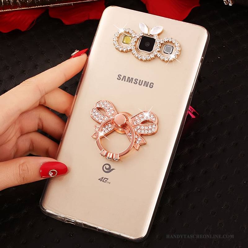 Hülle Samsung Galaxy A5 2015 Weiche Trend Handyhüllen, Case Samsung Galaxy A5 2015 Schutz Gold