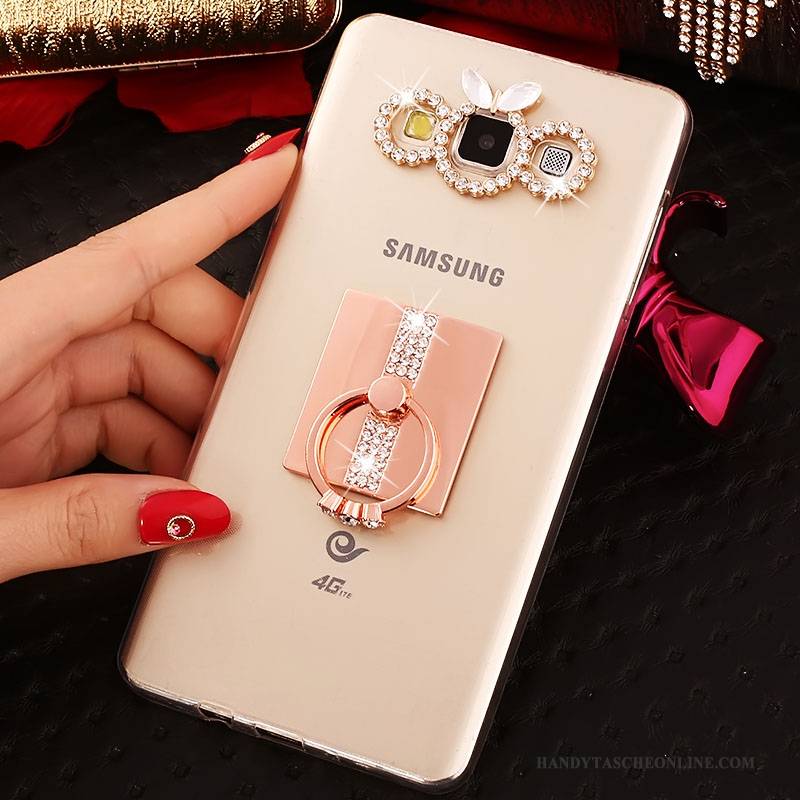 Hülle Samsung Galaxy A5 2015 Weiche Trend Handyhüllen, Case Samsung Galaxy A5 2015 Schutz Gold