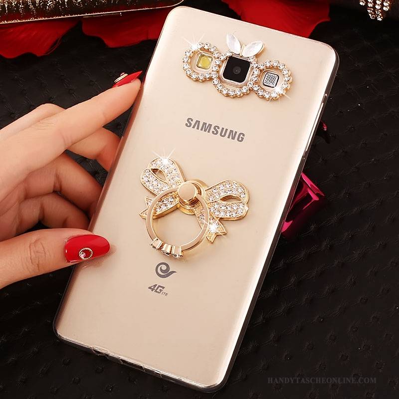 Hülle Samsung Galaxy A5 2015 Weiche Trend Handyhüllen, Case Samsung Galaxy A5 2015 Schutz Gold