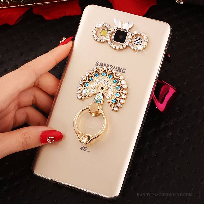 Hülle Samsung Galaxy A5 2015 Weiche Trend Handyhüllen, Case Samsung Galaxy A5 2015 Schutz Gold