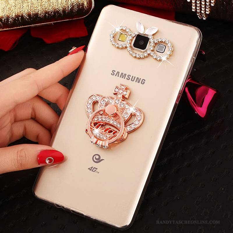 Hülle Samsung Galaxy A5 2015 Weiche Trend Handyhüllen, Case Samsung Galaxy A5 2015 Schutz Gold