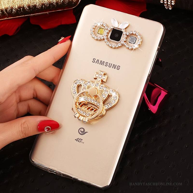 Hülle Samsung Galaxy A5 2015 Weiche Trend Handyhüllen, Case Samsung Galaxy A5 2015 Schutz Gold