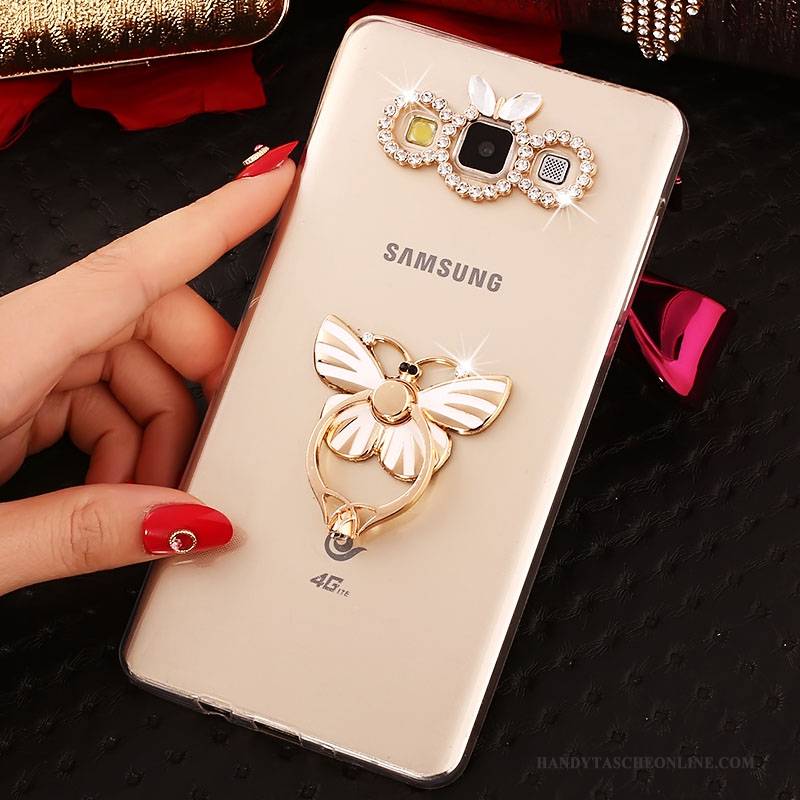 Hülle Samsung Galaxy A5 2015 Weiche Trend Handyhüllen, Case Samsung Galaxy A5 2015 Schutz Gold