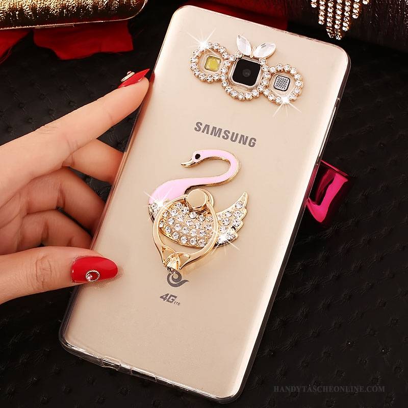 Hülle Samsung Galaxy A5 2015 Weiche Trend Handyhüllen, Case Samsung Galaxy A5 2015 Schutz Gold