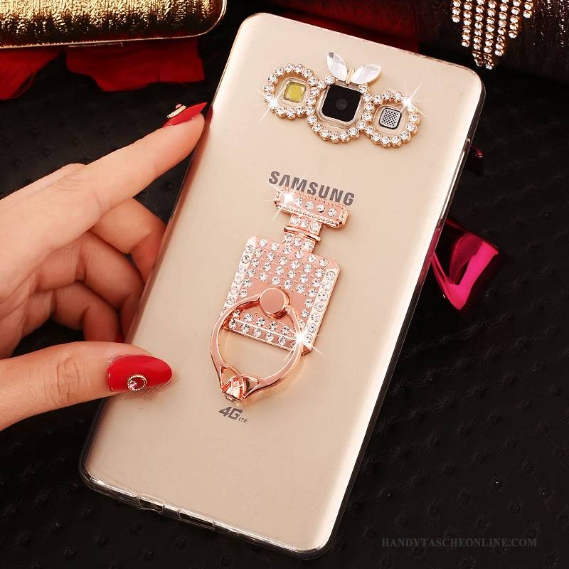 Hülle Samsung Galaxy A5 2015 Weiche Trend Handyhüllen, Case Samsung Galaxy A5 2015 Schutz Gold